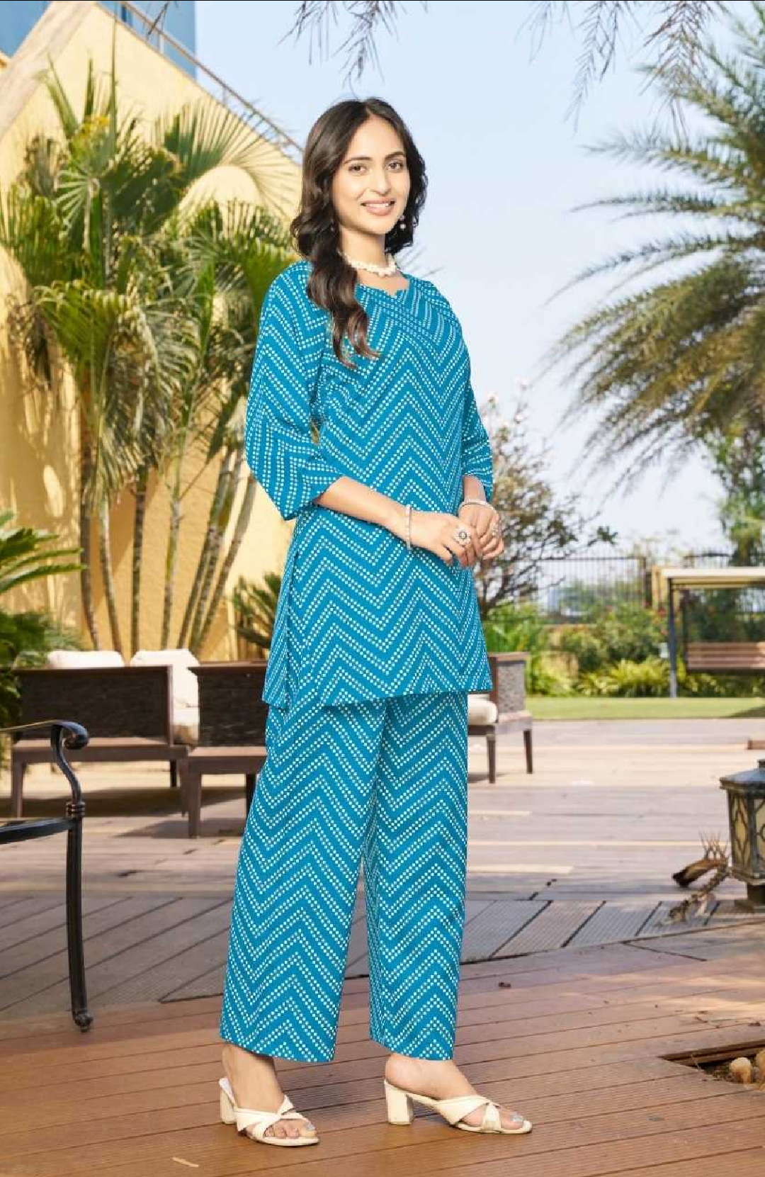Poly Rayon Long Kurti Party Wear