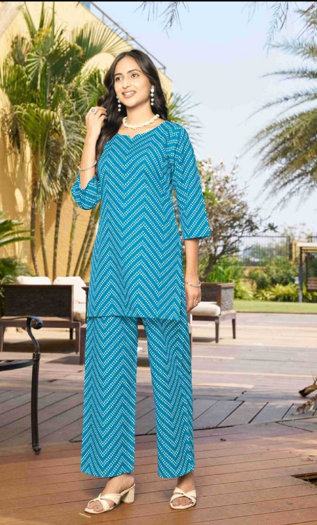 Poly Rayon Long Kurti Party Wear