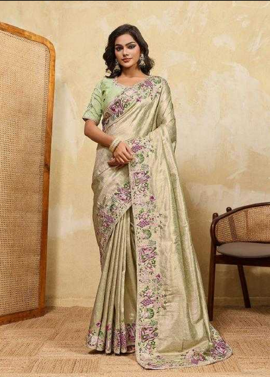 Kanjivaram Silk Radha Krishna Saree Silk Saree