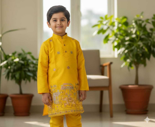 Malay Kurta Satin Silk Kids Wear Boys Kurta