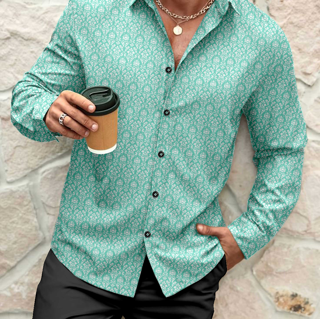 Cotton Mens Wear Casual Wear Mens Shirt