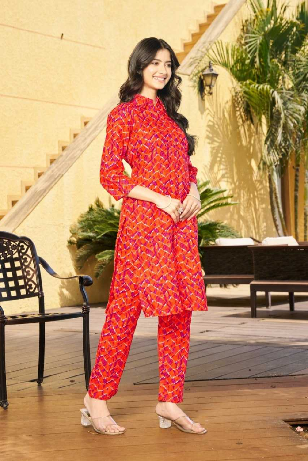 Poly Rayon Long Kurti Party Wear