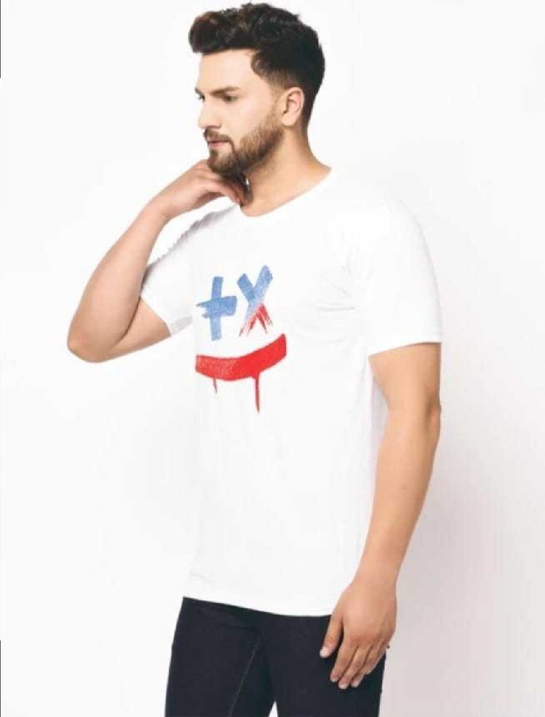 Cotton White Mens Wear Casual Shirt