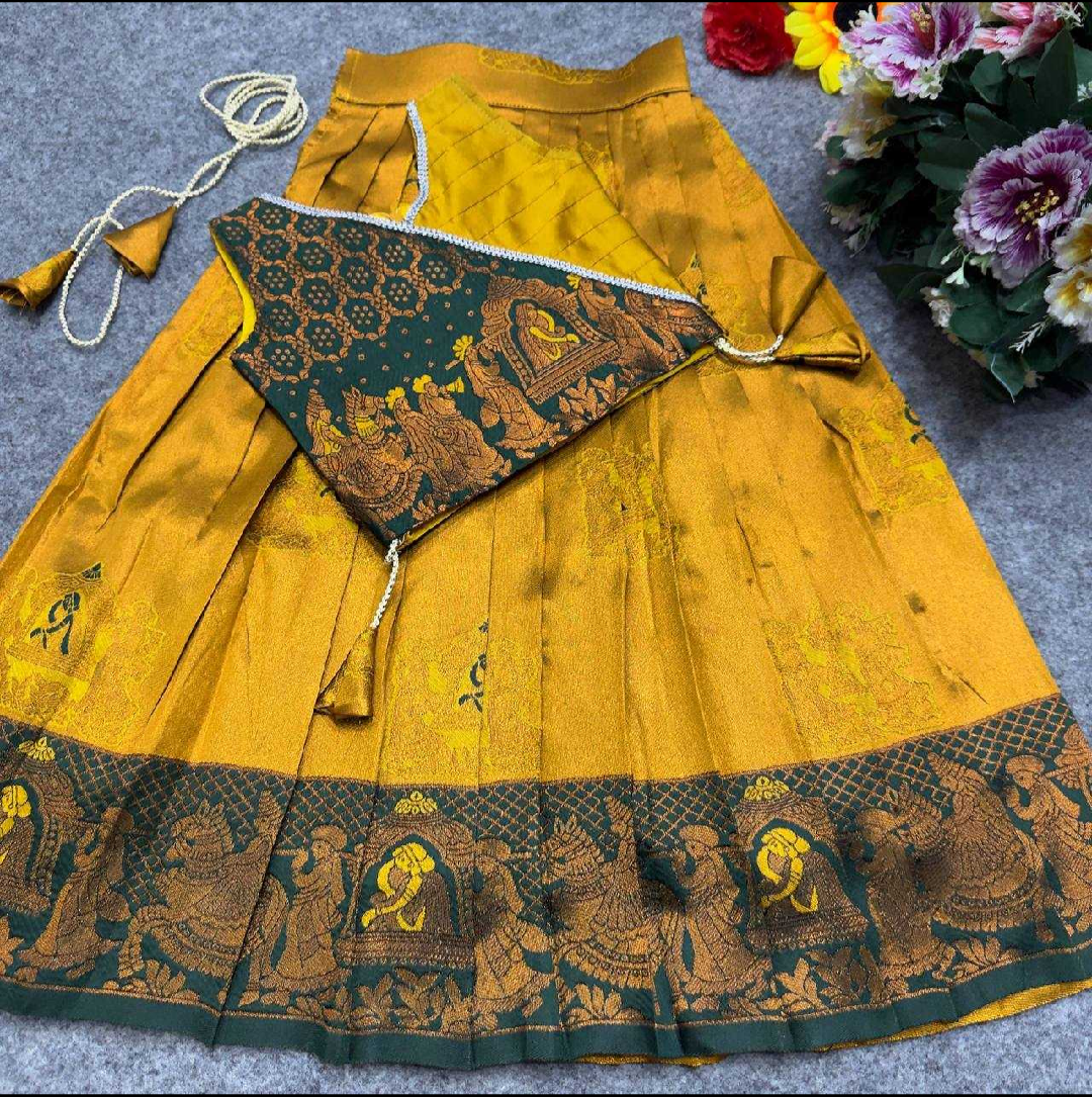 Kids Lehenga Soft Silk
