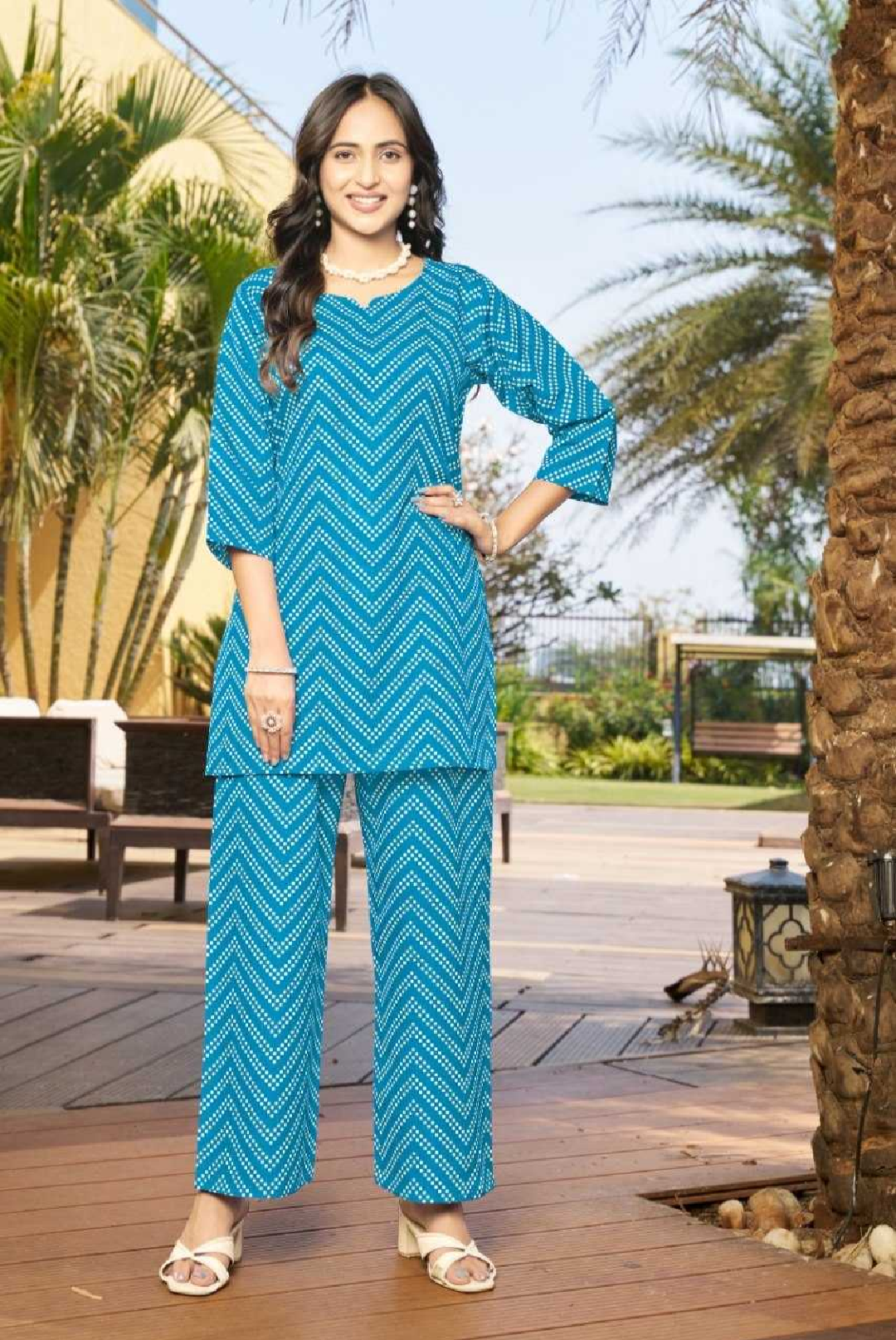Poly Rayon Long Kurti Party Wear