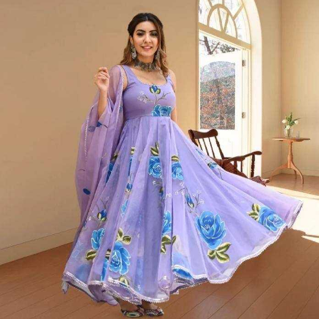 Anarkali Gown Georgett