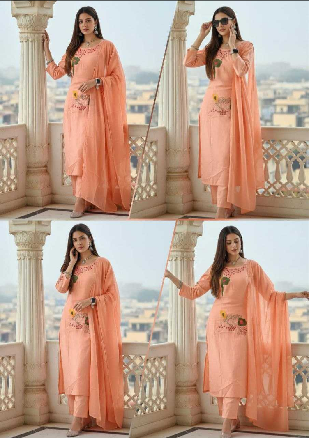 Cotton Festive Kurti Embroidered