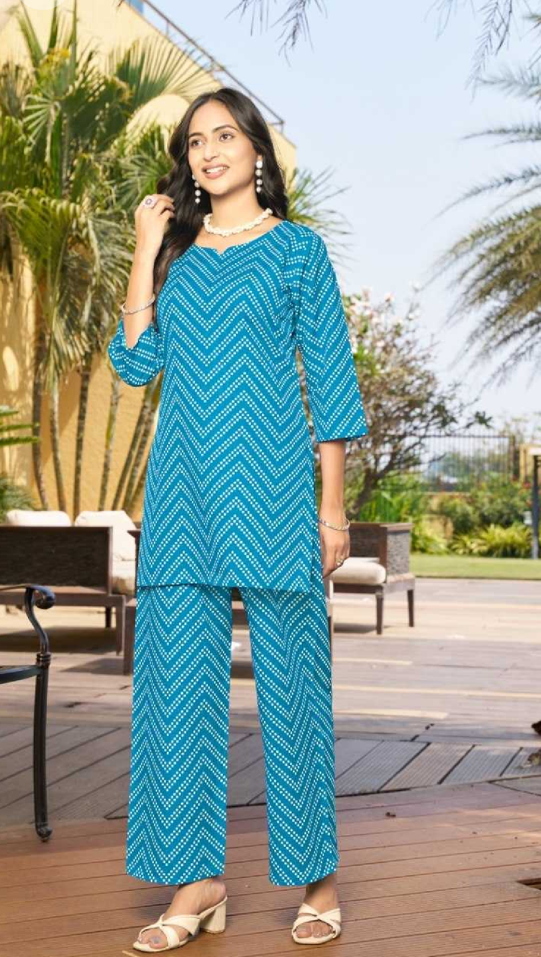 Poly Rayon Long Kurti Party Wear