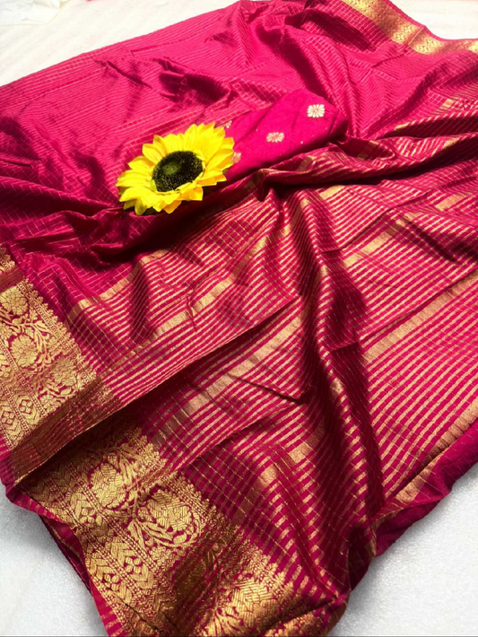 Soft Cotton Silk Ajmiraah Silk Saree