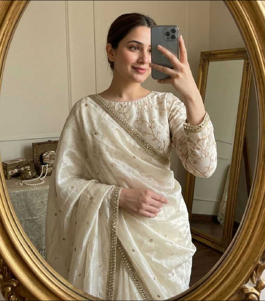 Space Silk Saree Festive Collection Fully Worked