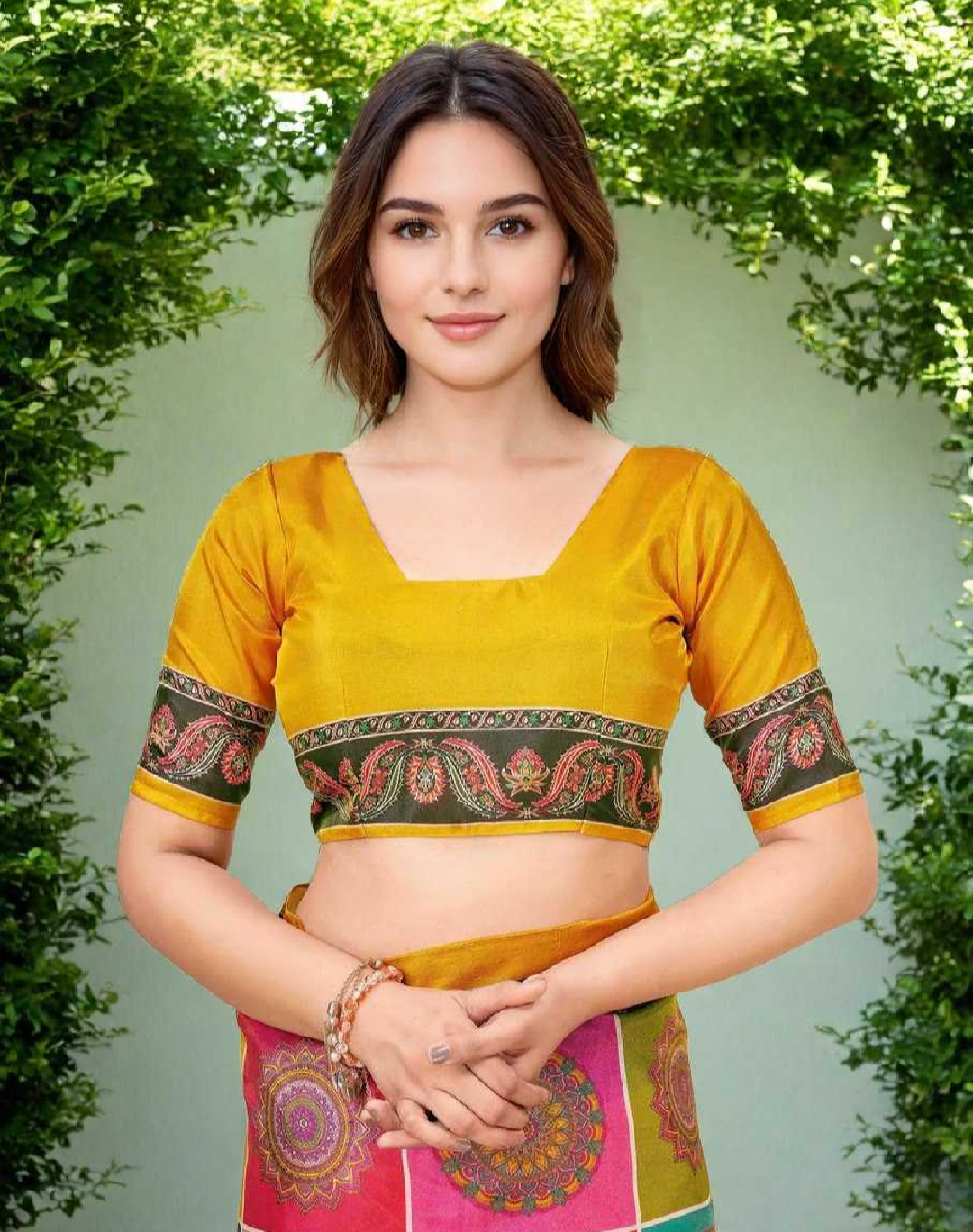 Chanderi Silk Saree Satrani Silk Saree