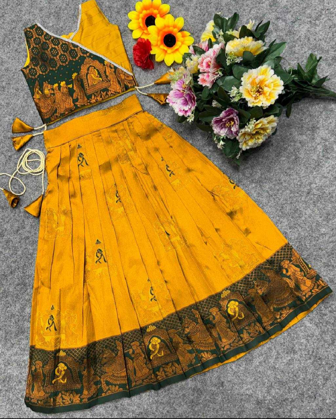 Kids Lehenga Soft Silk