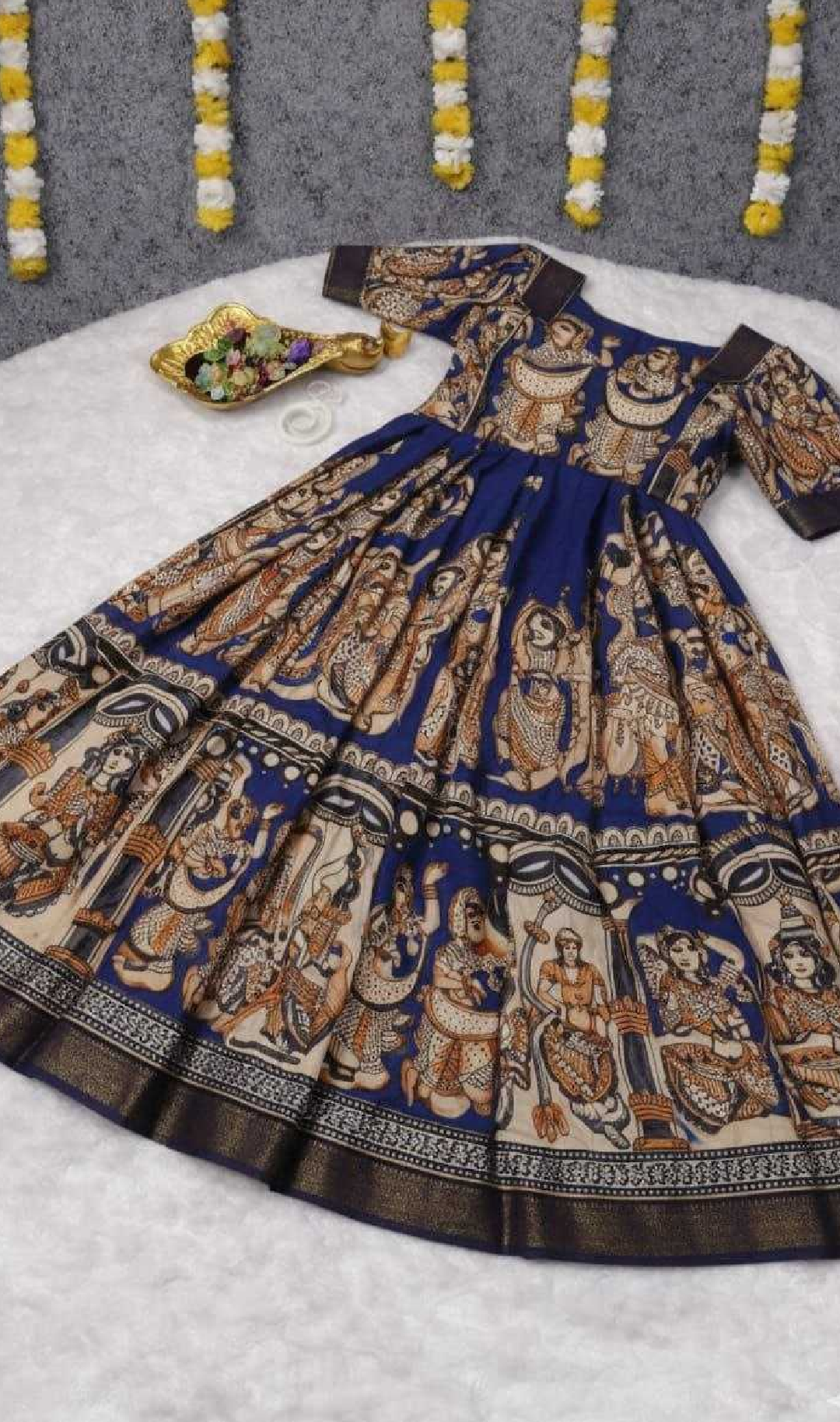 Georgett Printed Anarkali Gown